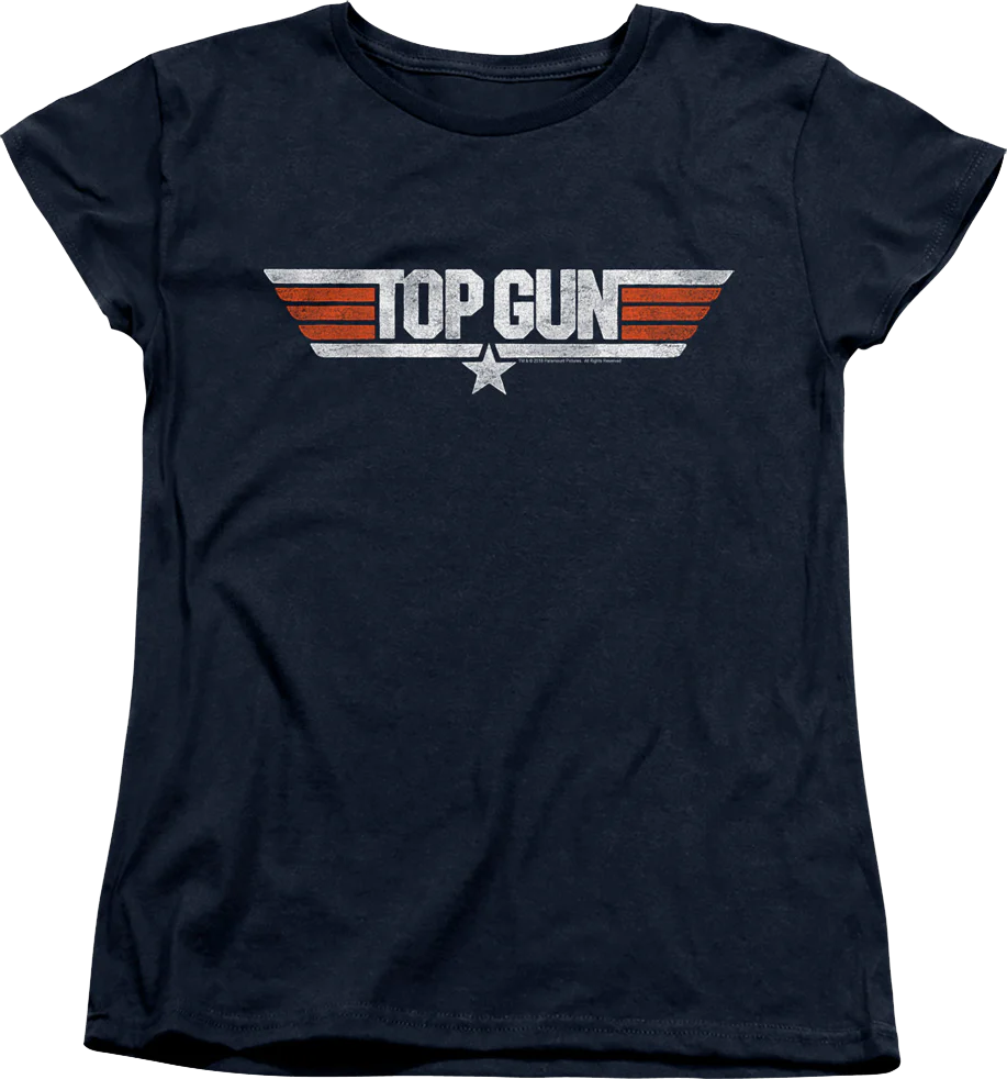 Womens Classic Logo Top Gun Shirt