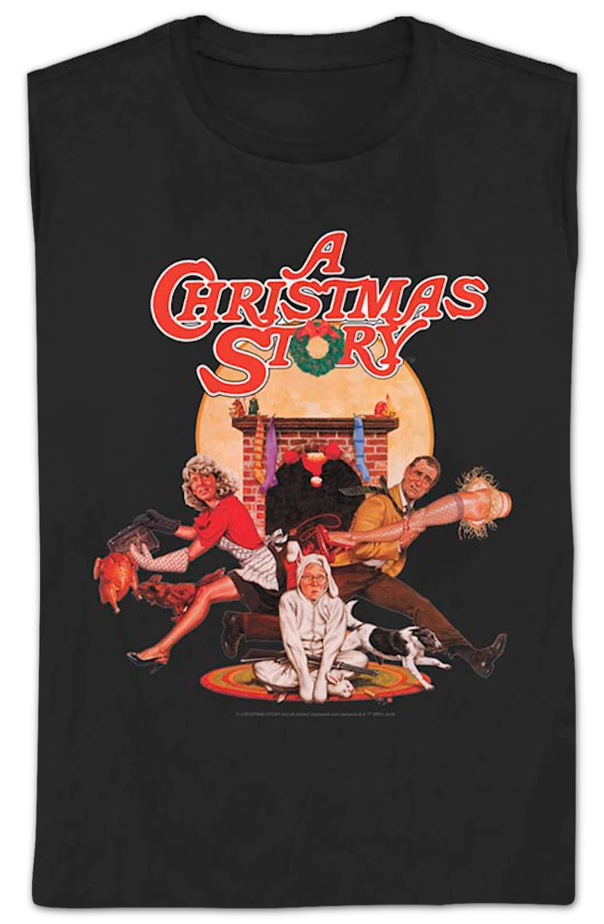 Womens Classic Poster A Christmas Story Shirt - Image 2