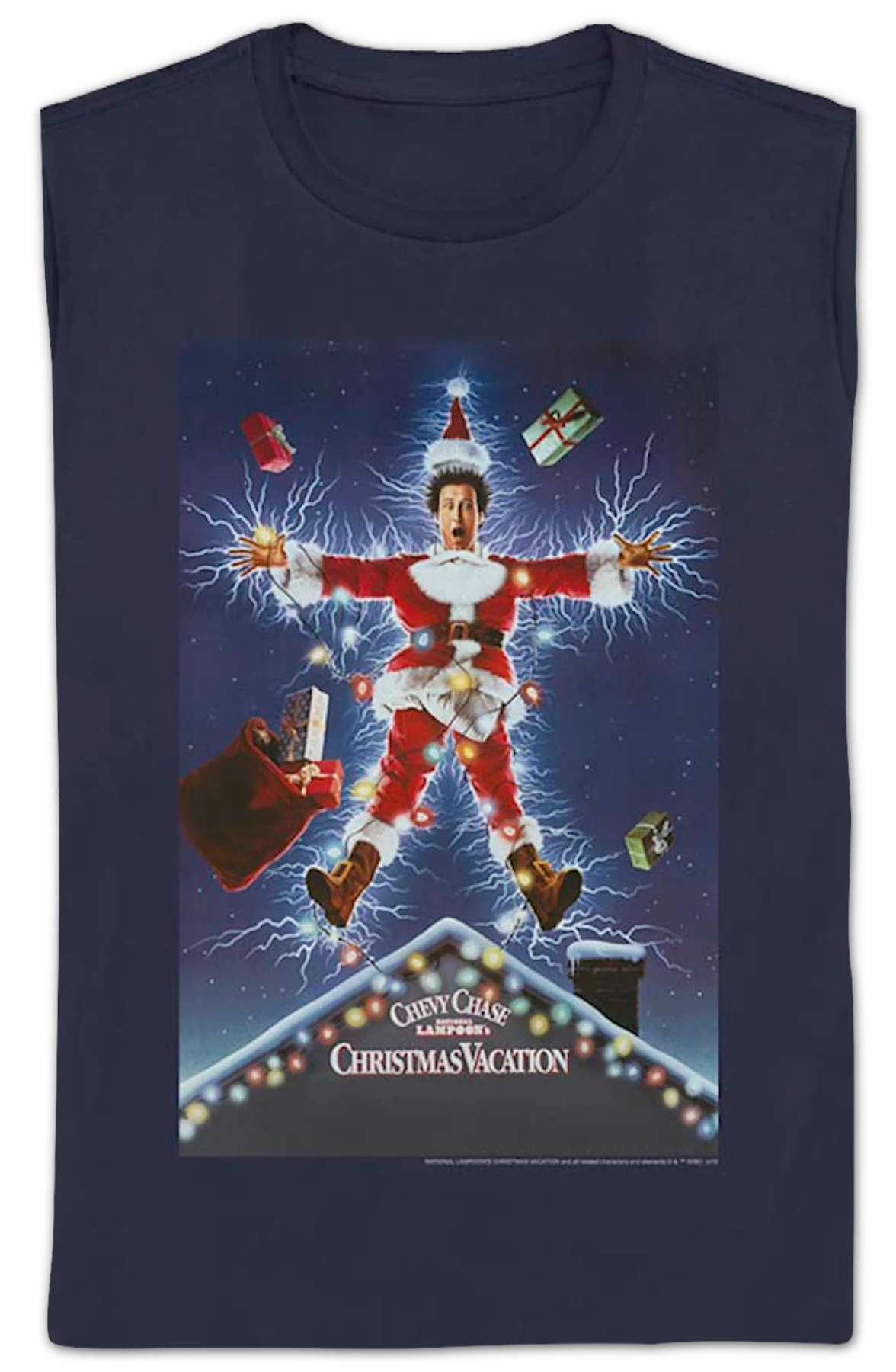 Womens Classic Poster National Lampoon's Christmas Vacation Shirt - Image 2