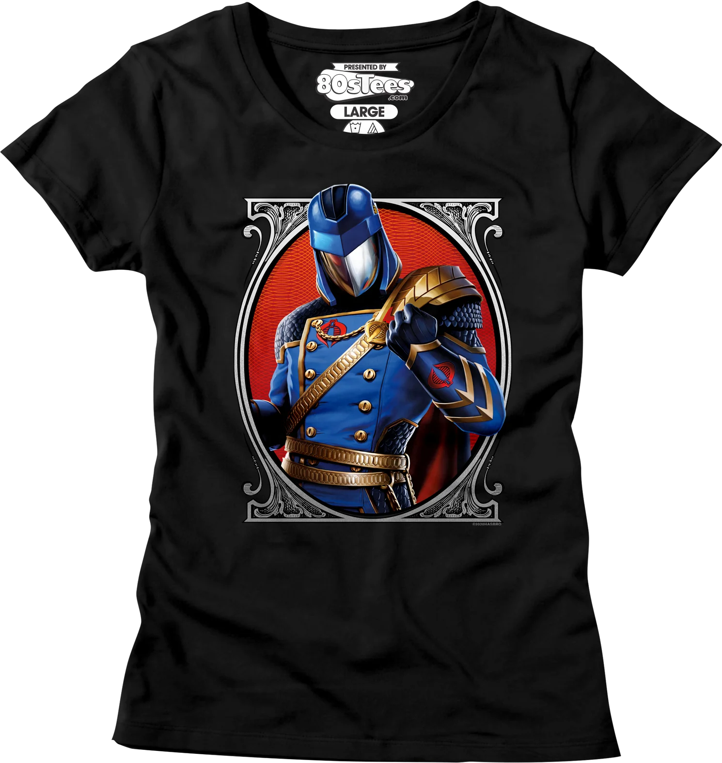 Womens Cobra Commander Classic Pose GI Joe Shirt