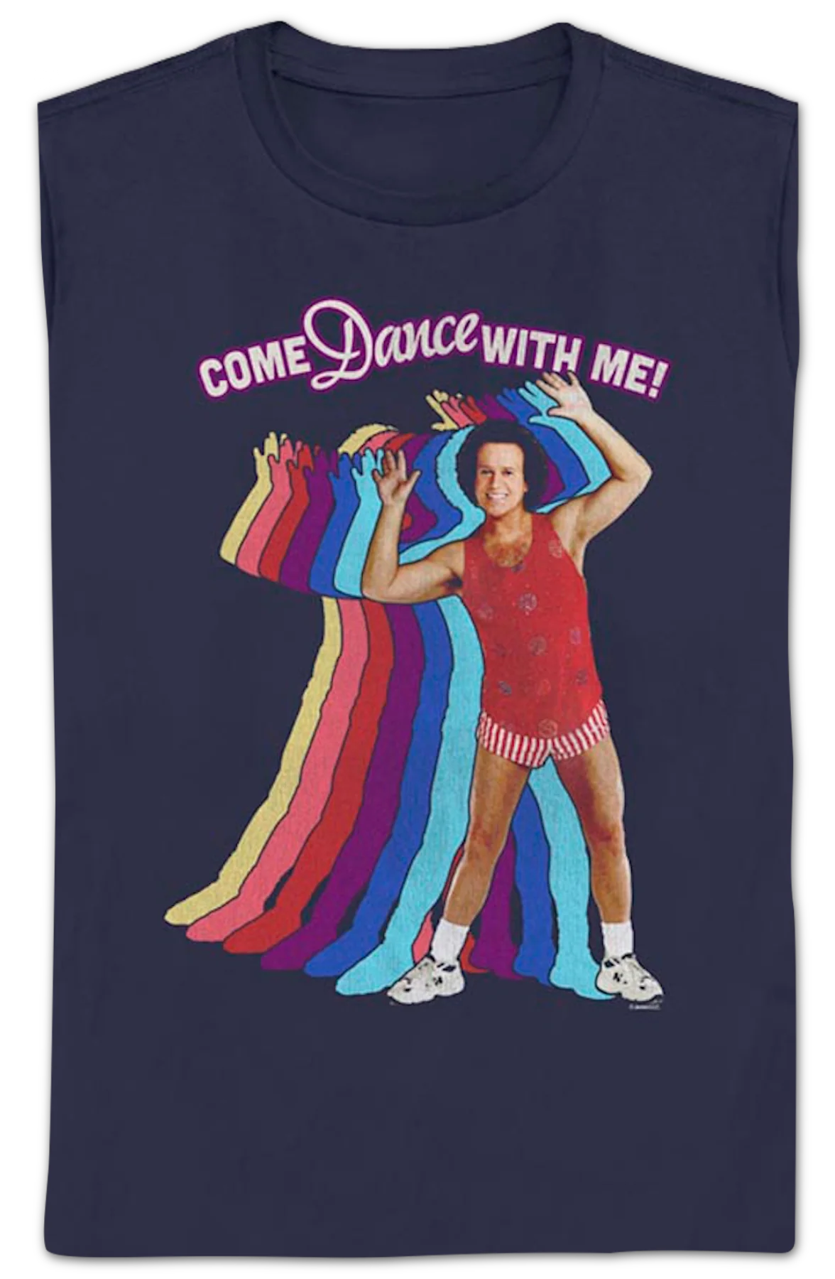 Womens Come Dance With Me Richard Simmons Shirt - Image 2