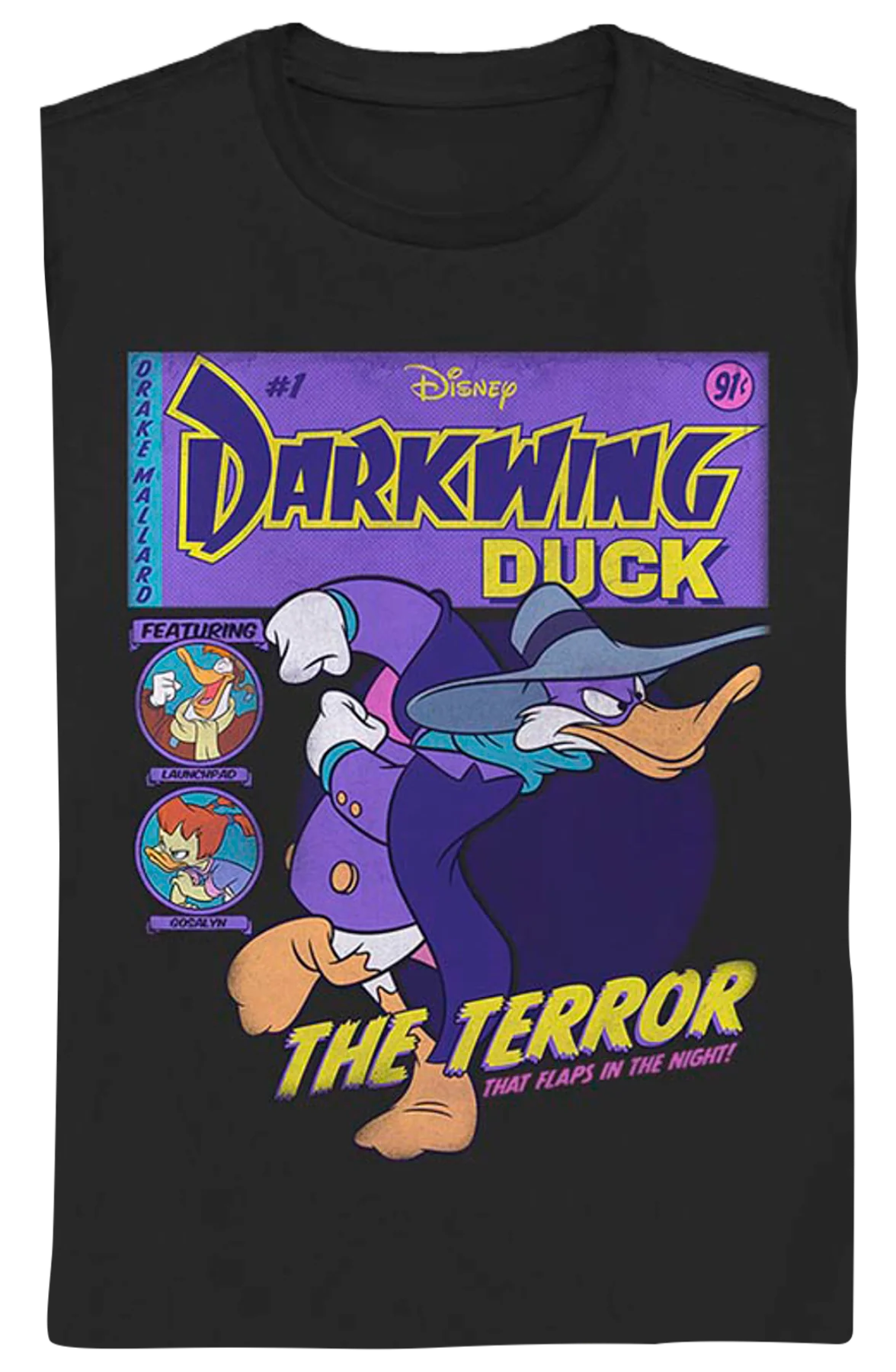 Womens Comic Book Cover Darkwing Duck Shirt - Image 2