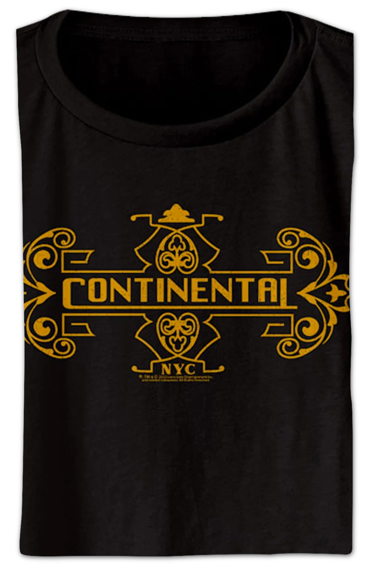 Womens Continental John Wick Crop Top - Image 2