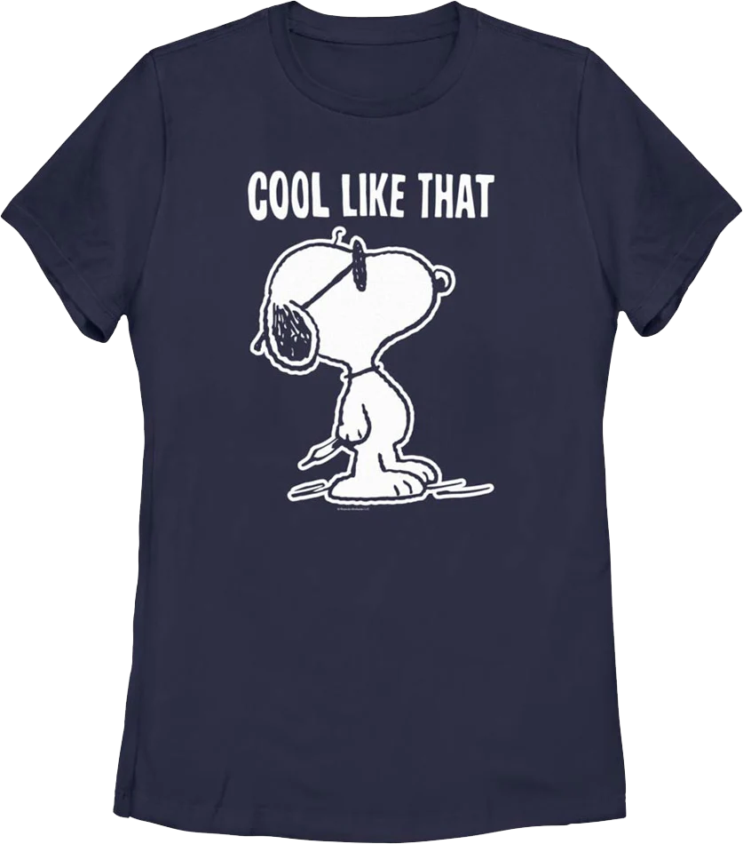 Womens Cool Like That Peanuts Shirt