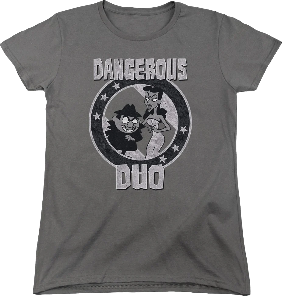 Womens Dangerous Duo Rocky and Bullwinkle Shirt