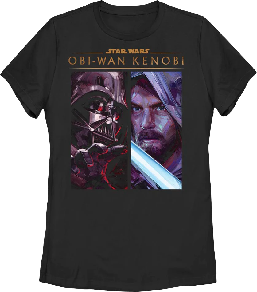 Womens Darth Vader and Obi-Wan Kenobi Star Wars Shirt
