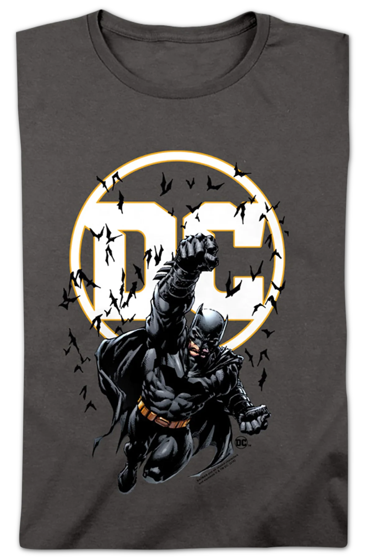Womens DC Comics Logo Batman Shirt - Image 2