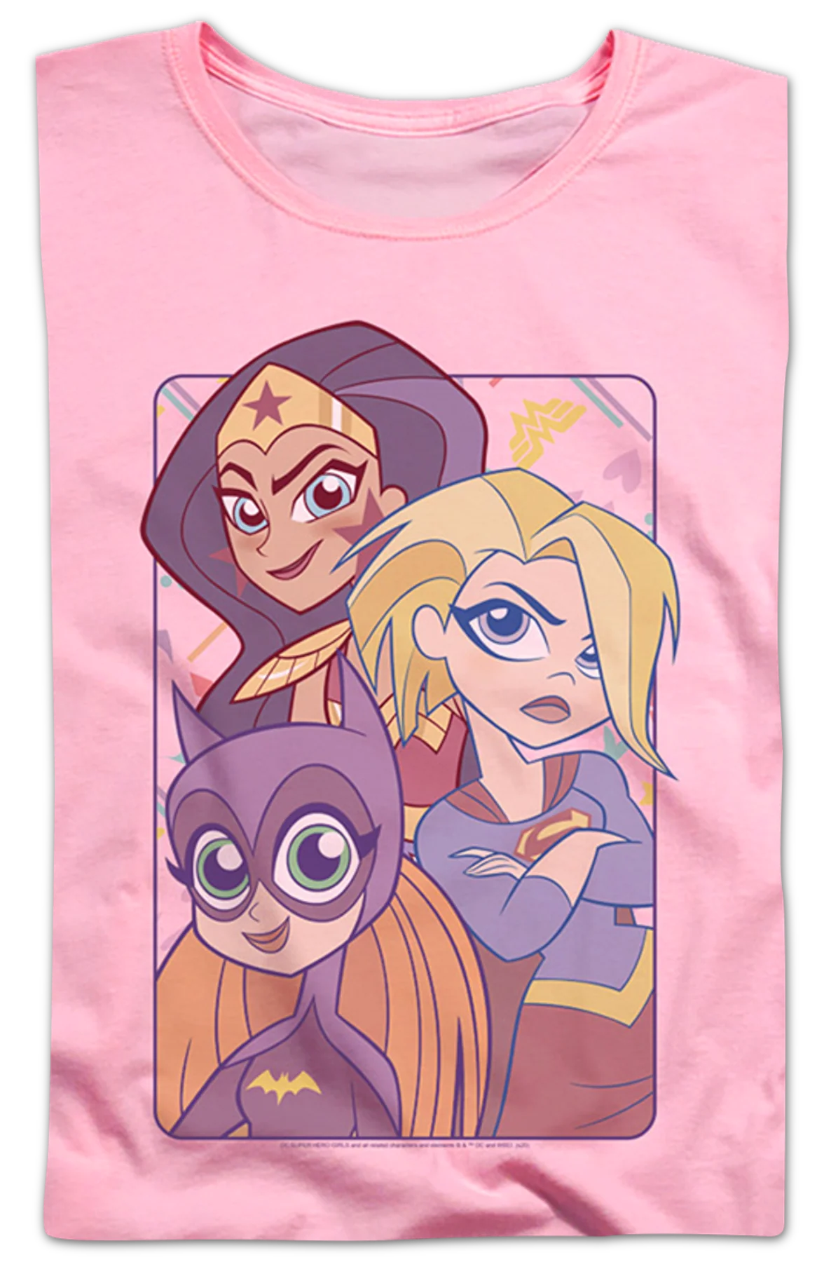 Womens DC Super Hero Girls Batgirl Supergirl Wonder Woman Shirt - Image 2