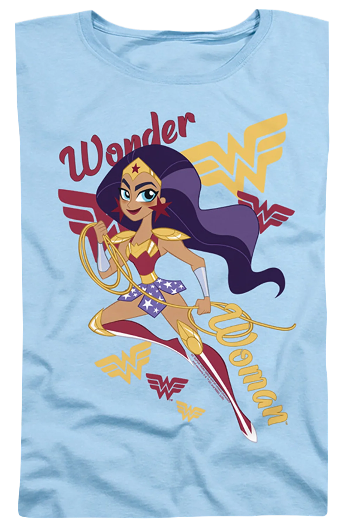 Womens DC Super Hero Girls Wonder Woman Shirt - Image 2