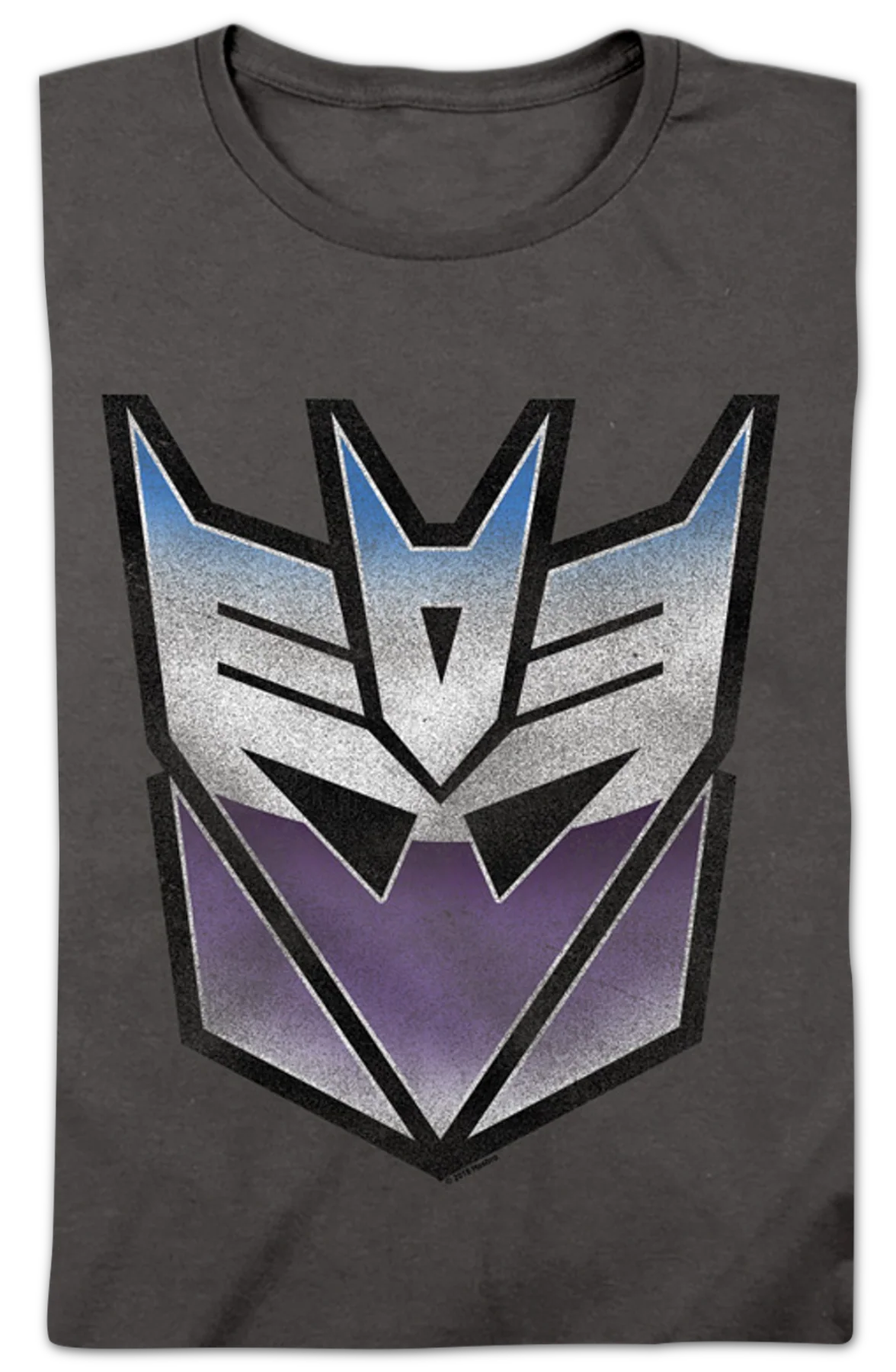 Womens Decepticon Vintage Logo Transformers Shirt - Image 2