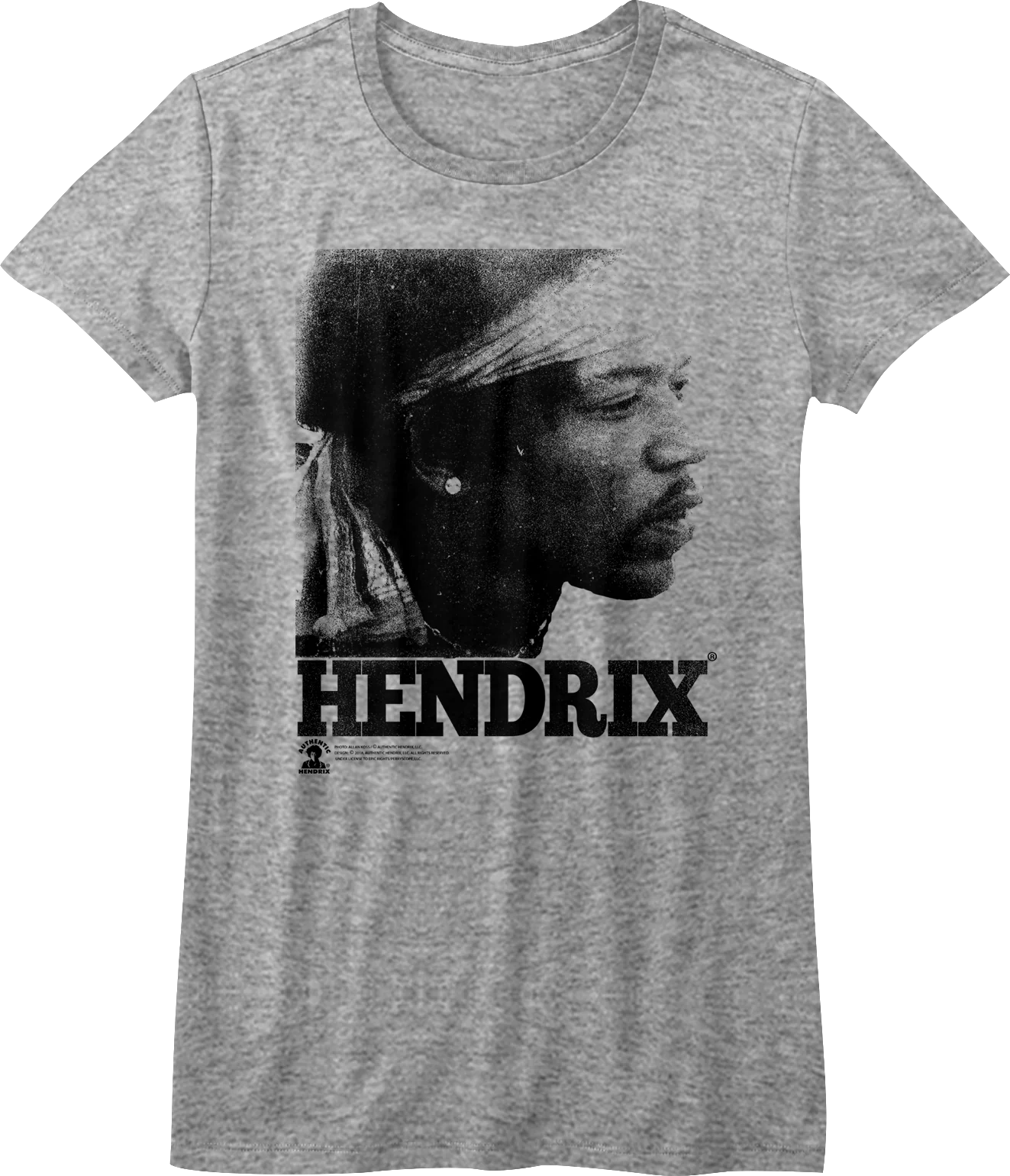 Womens Distressed Jimi Hendrix Shirt