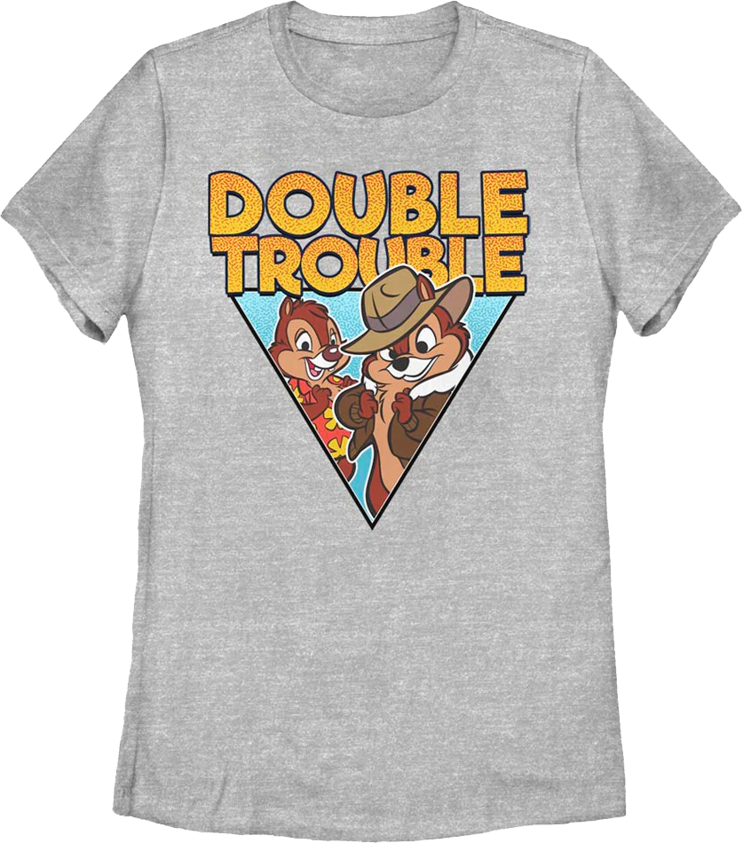Womens Double Trouble Chip 'n Dale Rescue Rangers Shirt