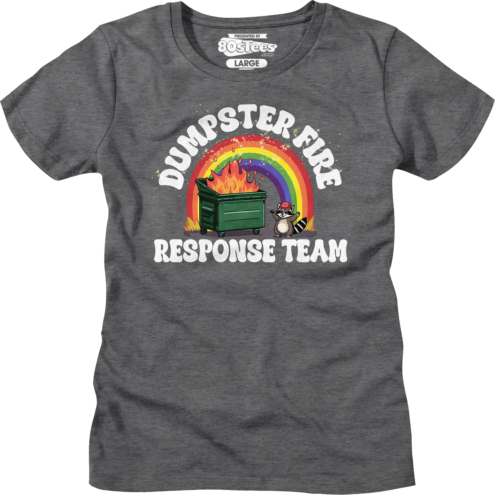 Womens Dumpster Fire Response Team Shirt - Image 3