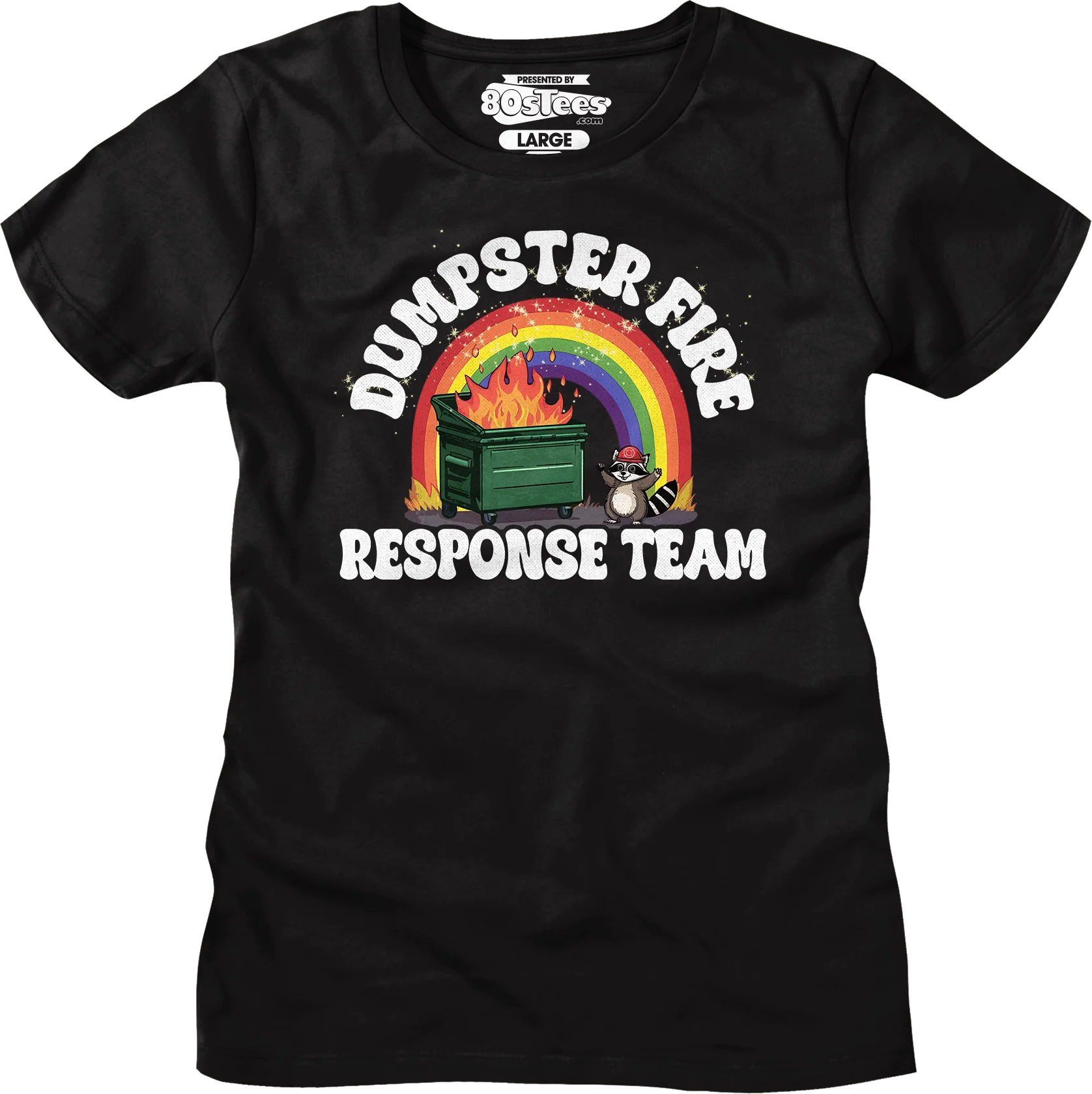 Womens Dumpster Fire Response Team Shirt - Image 4