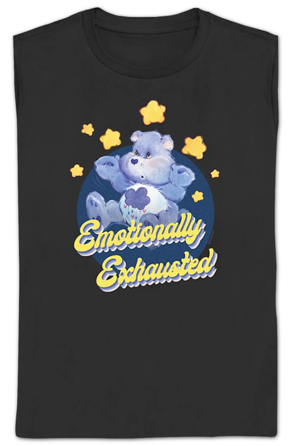 Womens Emotionally Exhausted Care Bears Shirt - Image 2