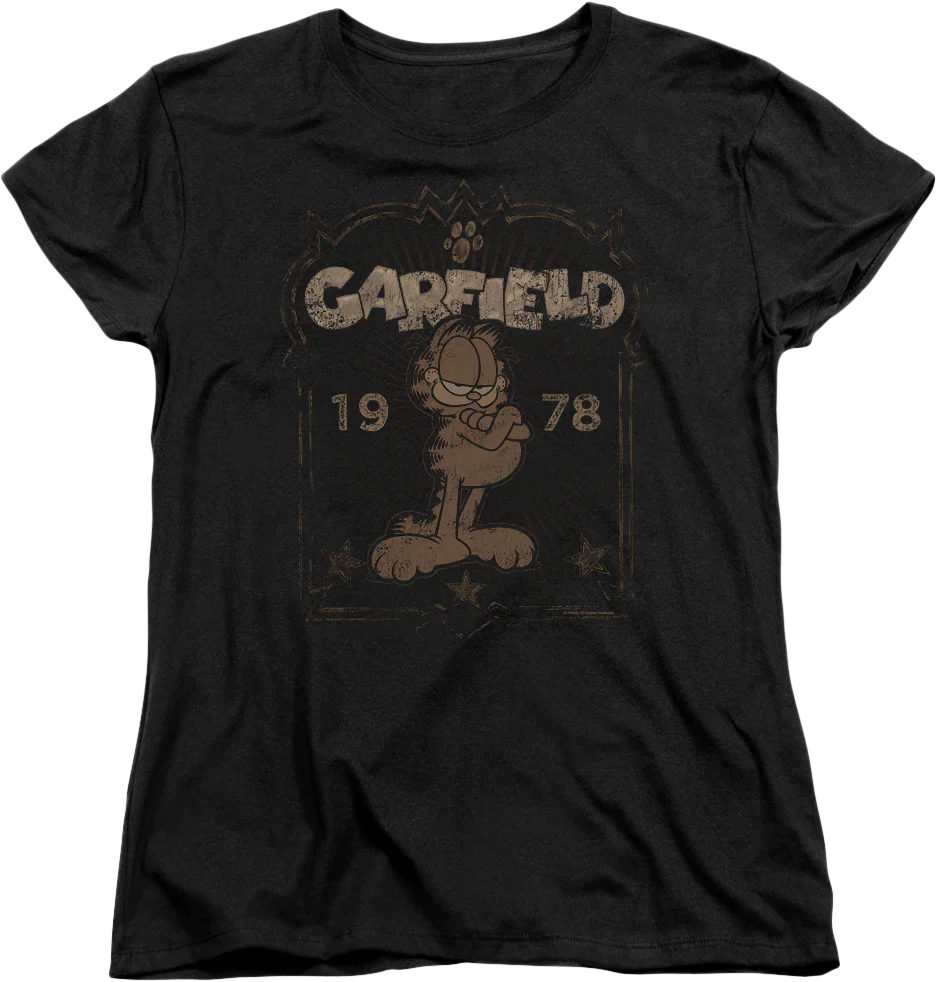 Womens Est. 1978 Garfield Shirt