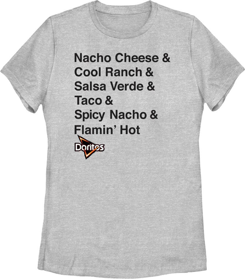 Womens Flavors Doritos Shirt