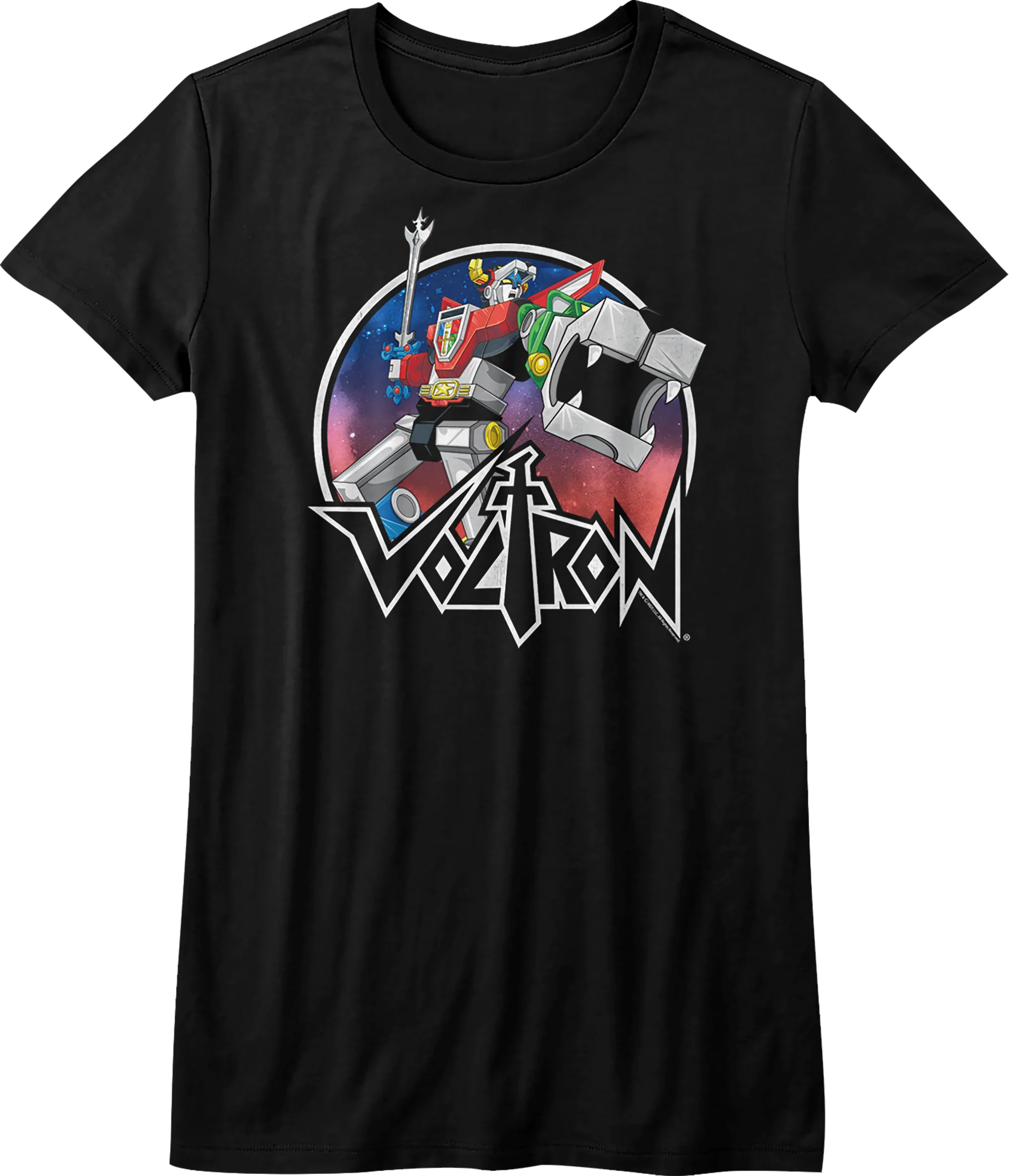 Womens Formed Defender of the Universe Voltron Shirt