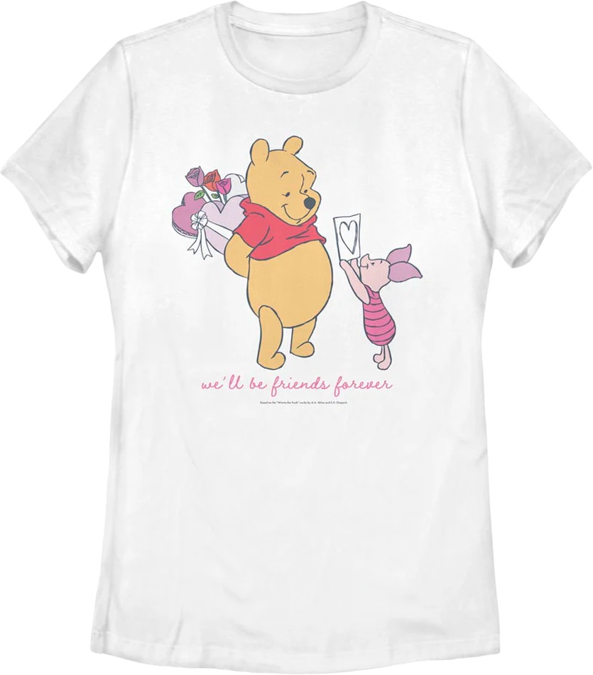 Womens Friends Forever Winnie The Pooh Shirt