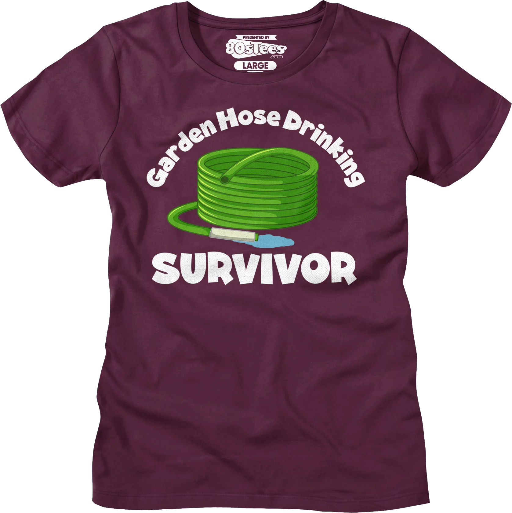 Womens Garden Hose Drinking Survivor Shirt - Image 7