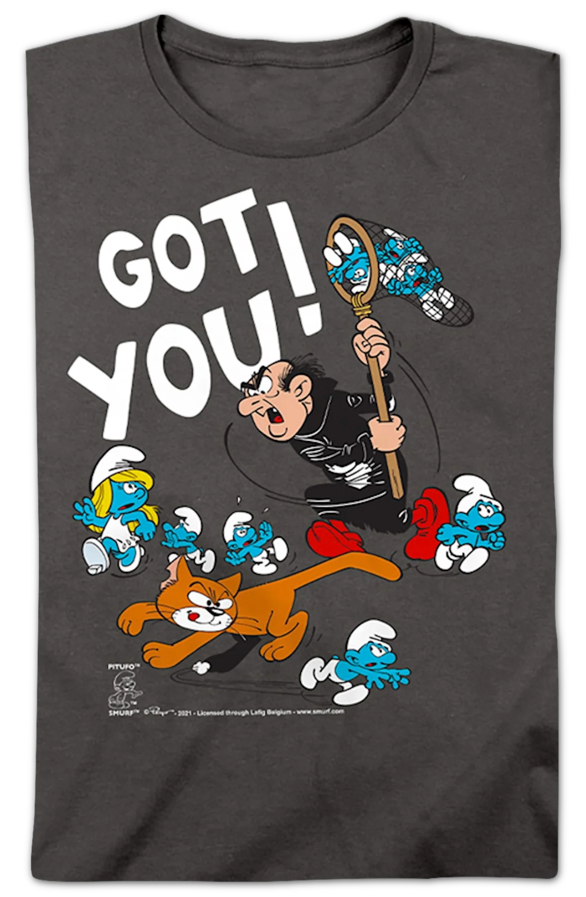 Womens Gargamel and Azrael Got You Smurfs Shirt - Image 2