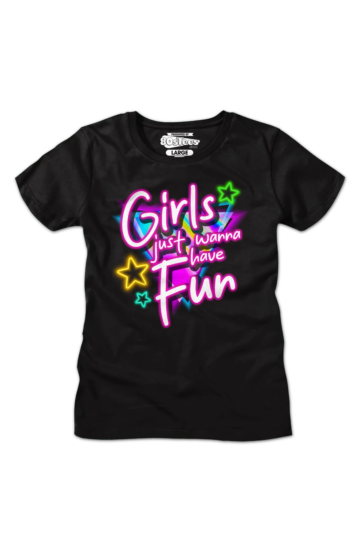 Womens Girls Just Wanna Have Fun Shirt - Image 2