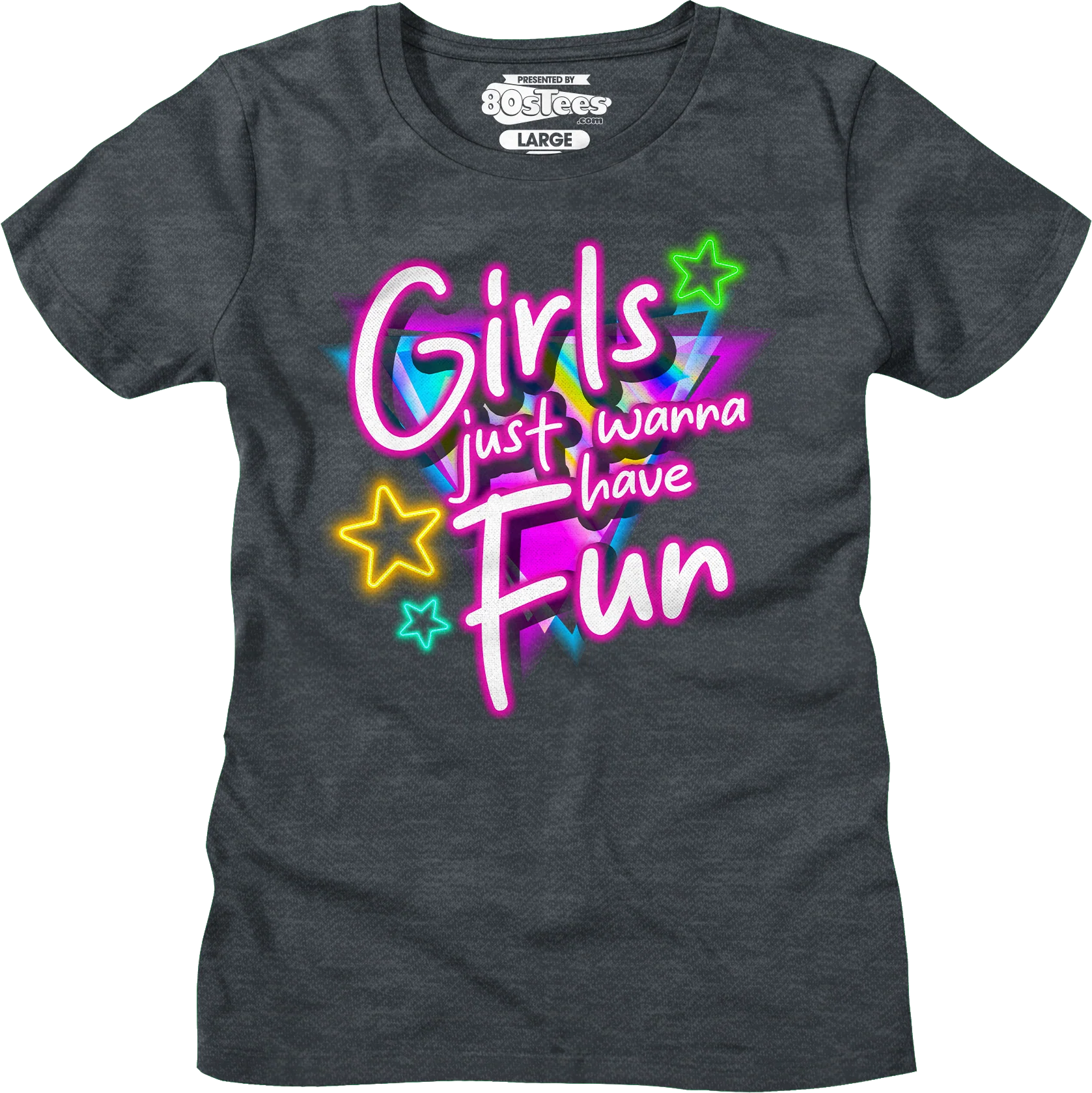 Womens Girls Just Wanna Have Fun Shirt - Image 9