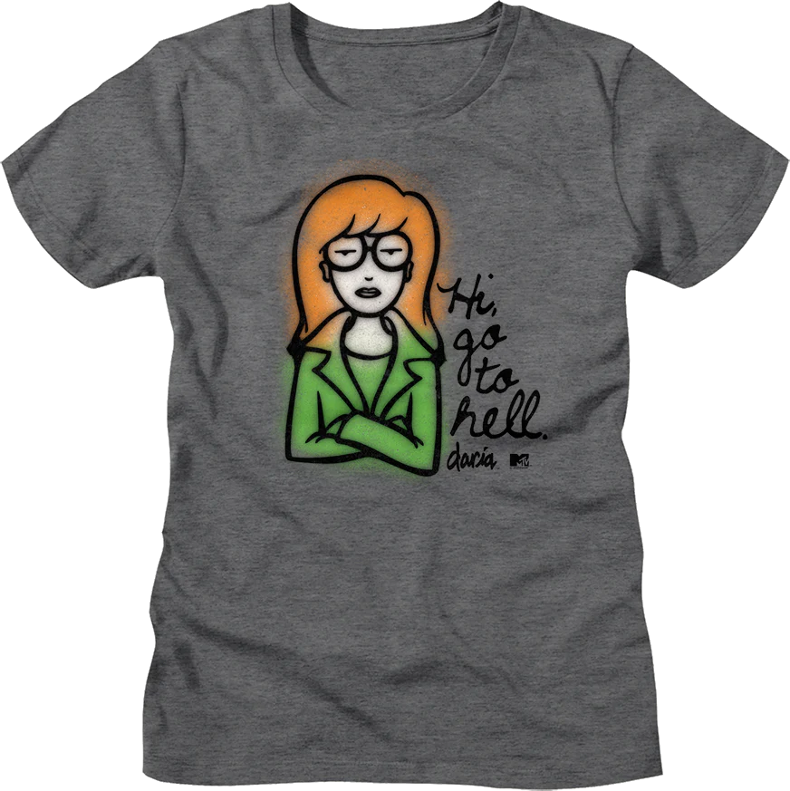 Womens Go To Hell Daria Shirt