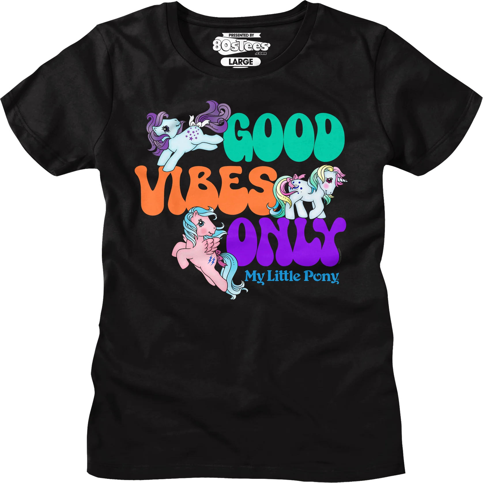 Womens Good Vibes Only My Little Pony Shirt