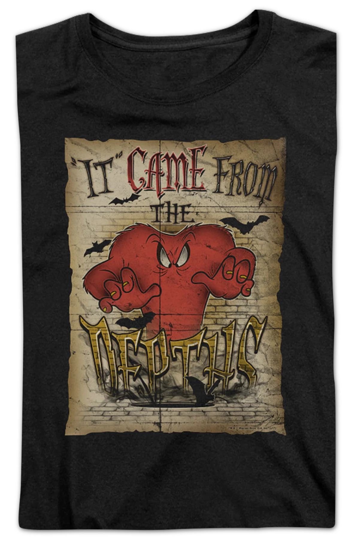 Womens Gossamer From The Depths Looney Tunes Shirt - Image 2