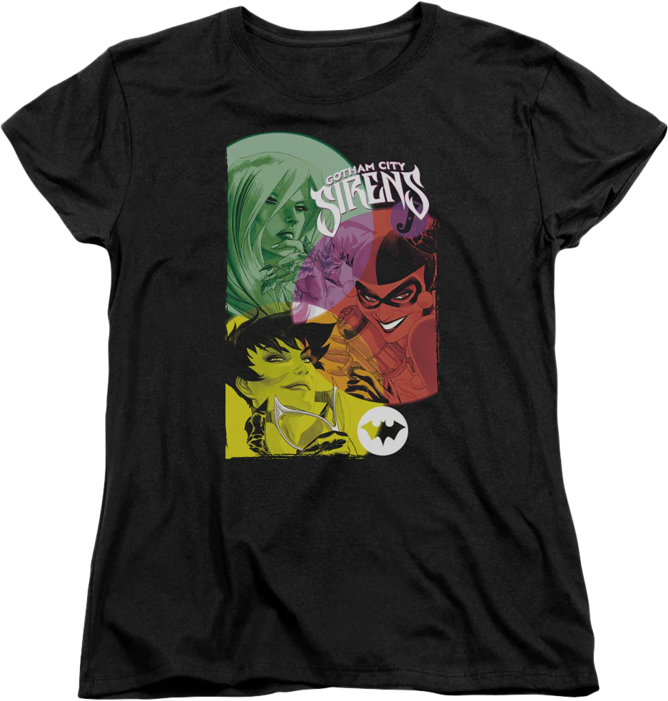 Womens Gotham City Sirens DC Comics Shirt