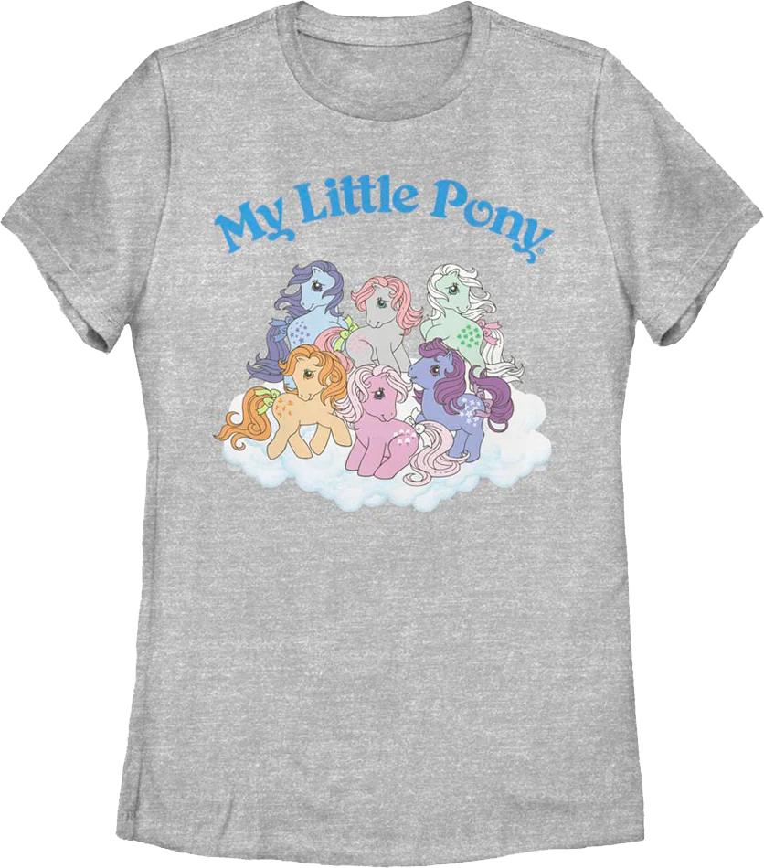 Womens Group Cloud Photo My Little Pony Shirt