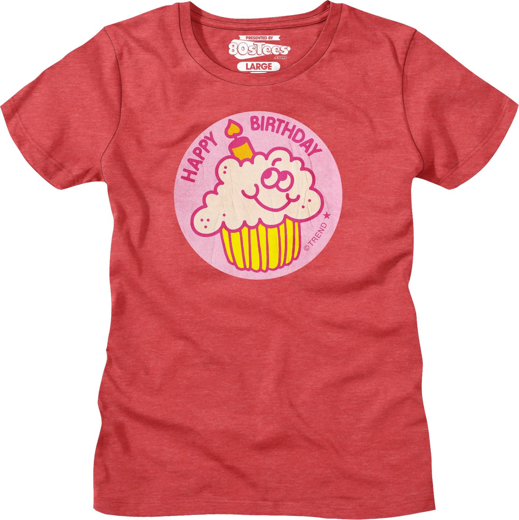 Womens Happy Birthday Scratch N Sniff Shirt - Image 3