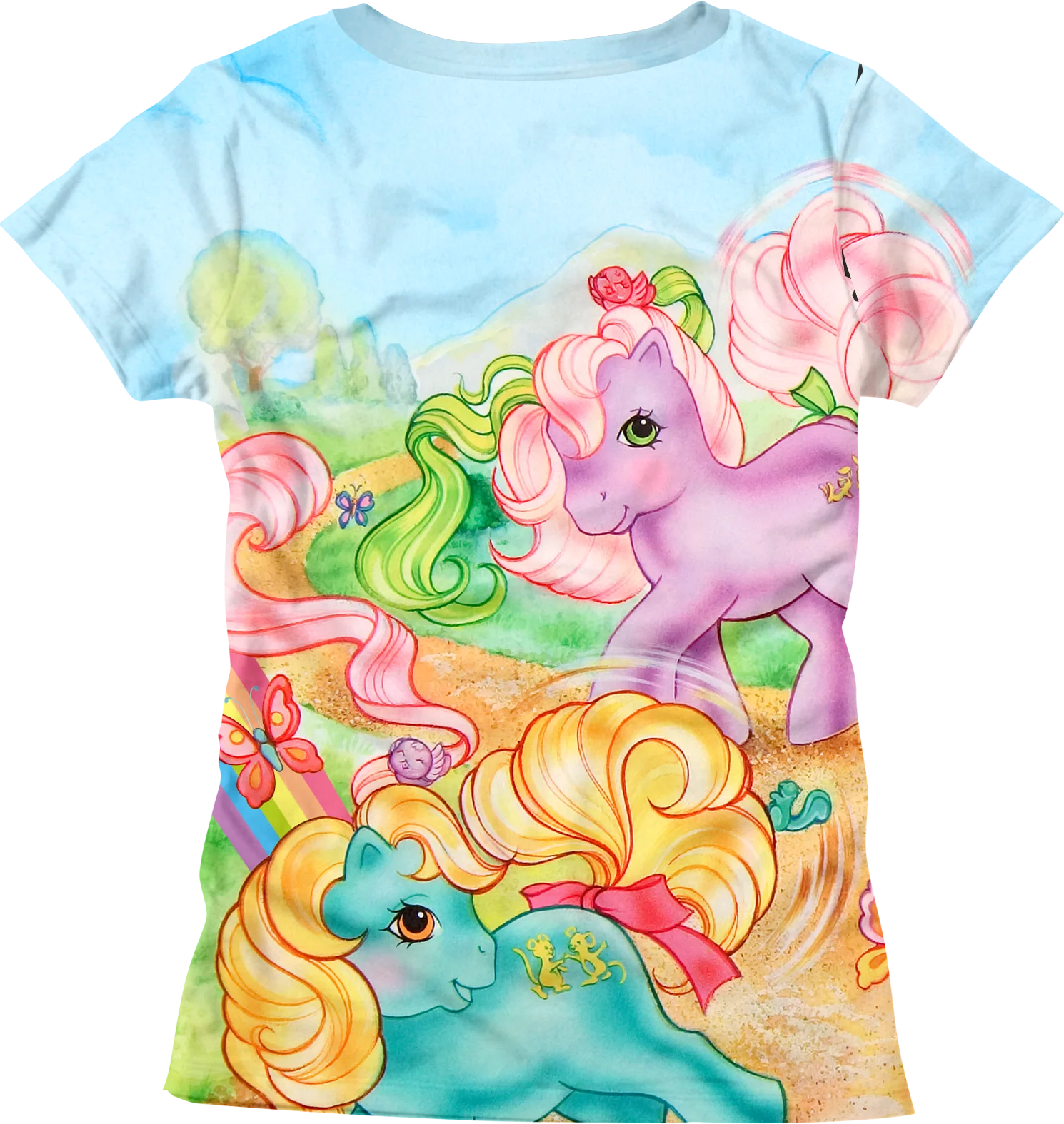 Womens Happy Tails My Little Pony Shirt - Image 3