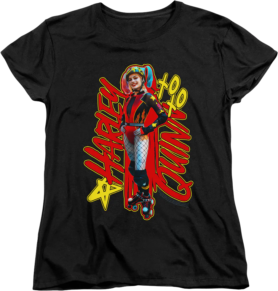 Womens Harley Quinn Birds Of Prey Shirt