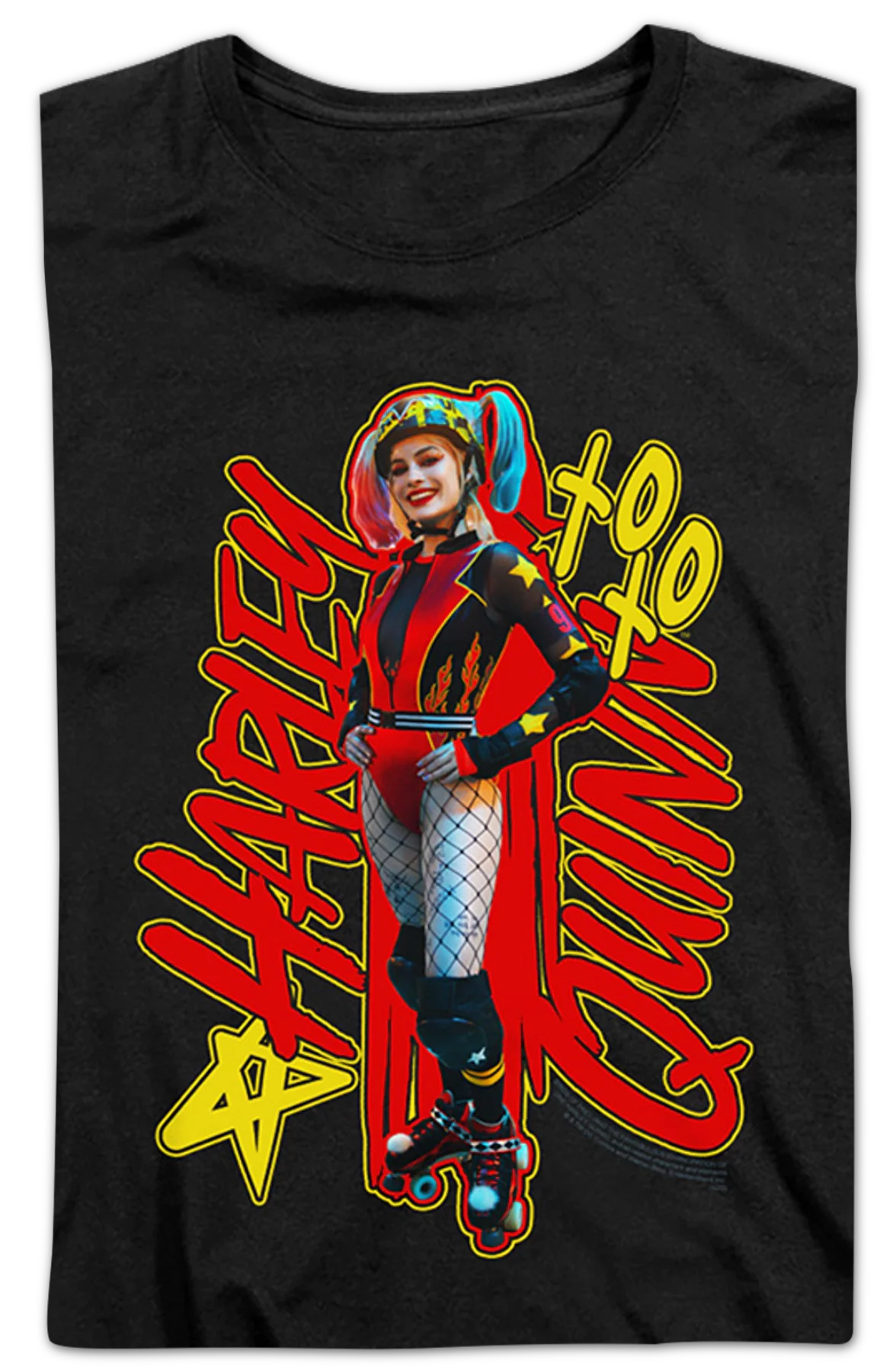 Womens Harley Quinn Birds Of Prey Shirt - Image 2