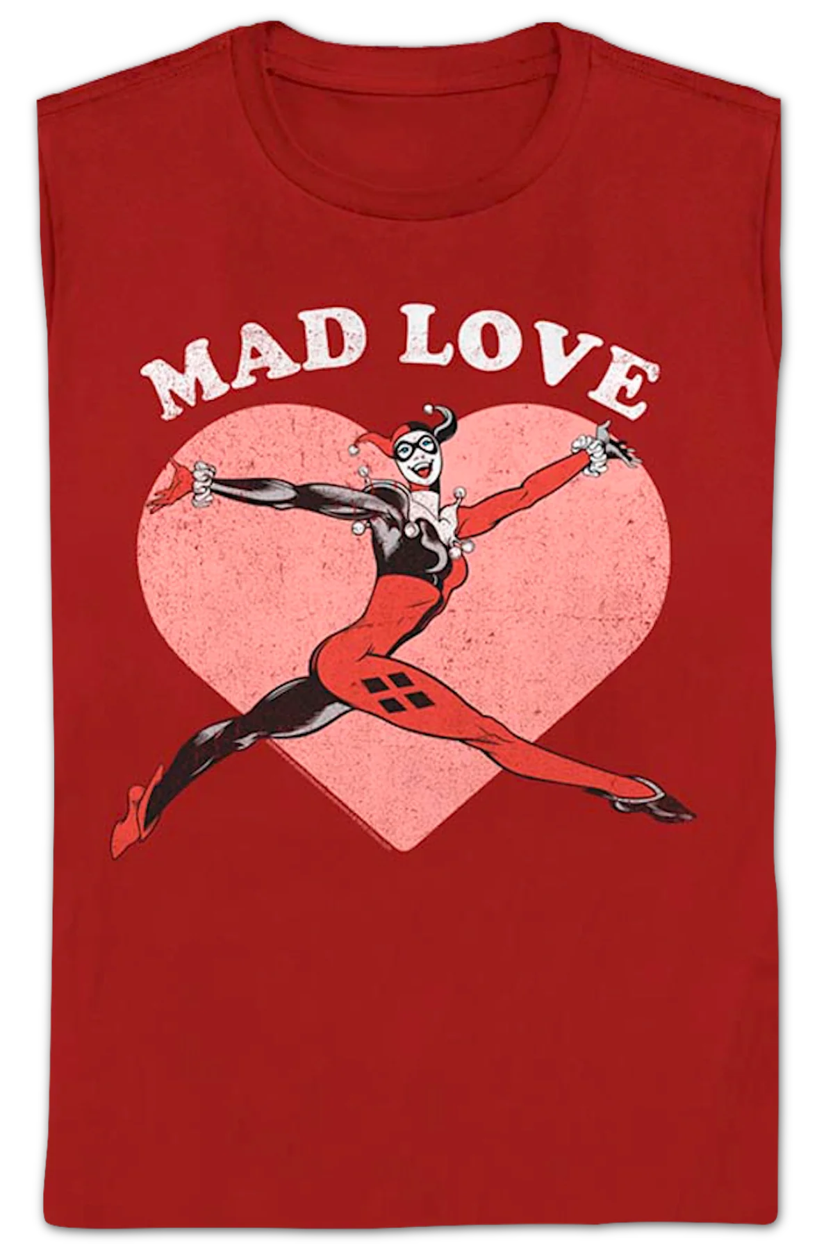 Womens Harley Quinn Mad Love DC Comics Shirt - Image 2