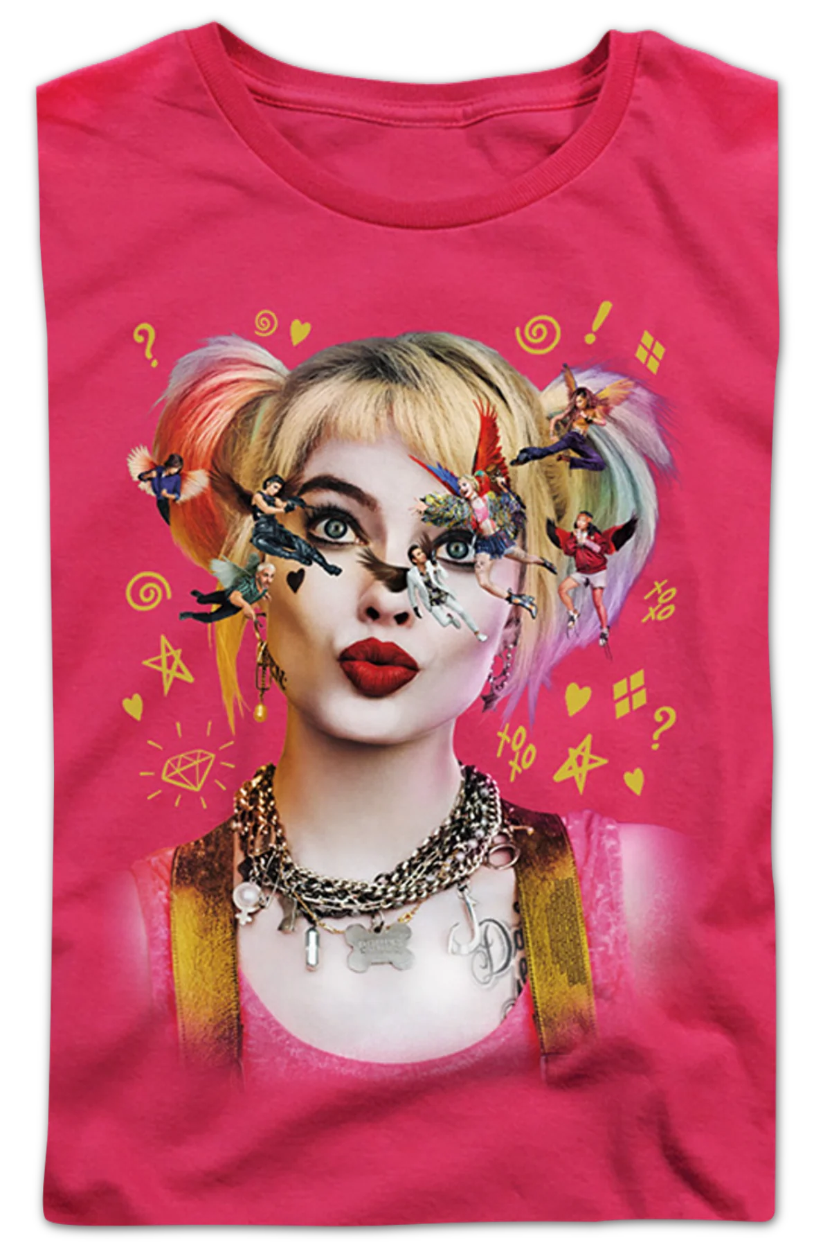 Womens Harley Quinn Movie Poster Birds Of Prey Shirt - Image 2