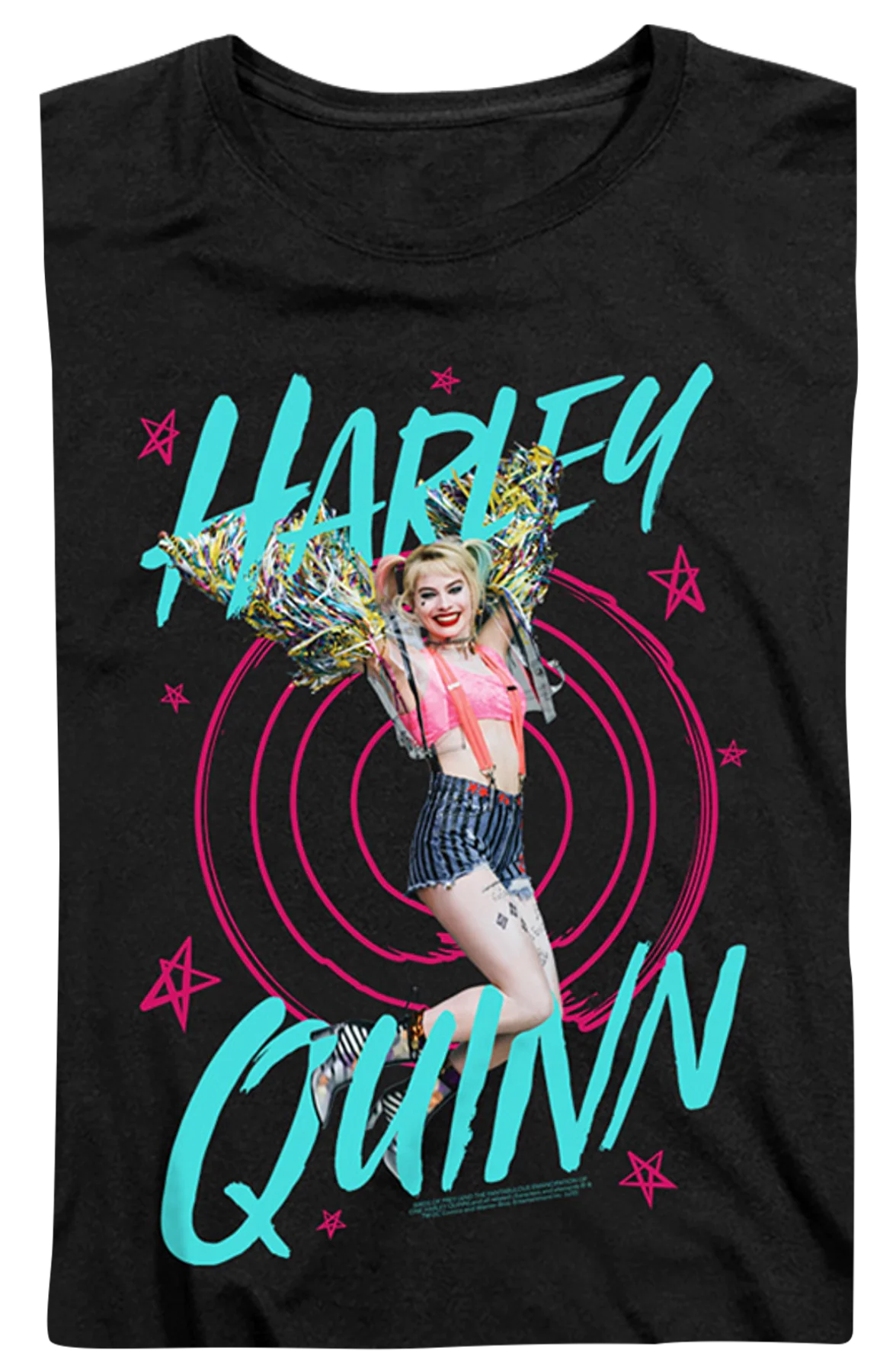 Womens Harley Quinn Target Birds Of Prey Shirt - Image 2