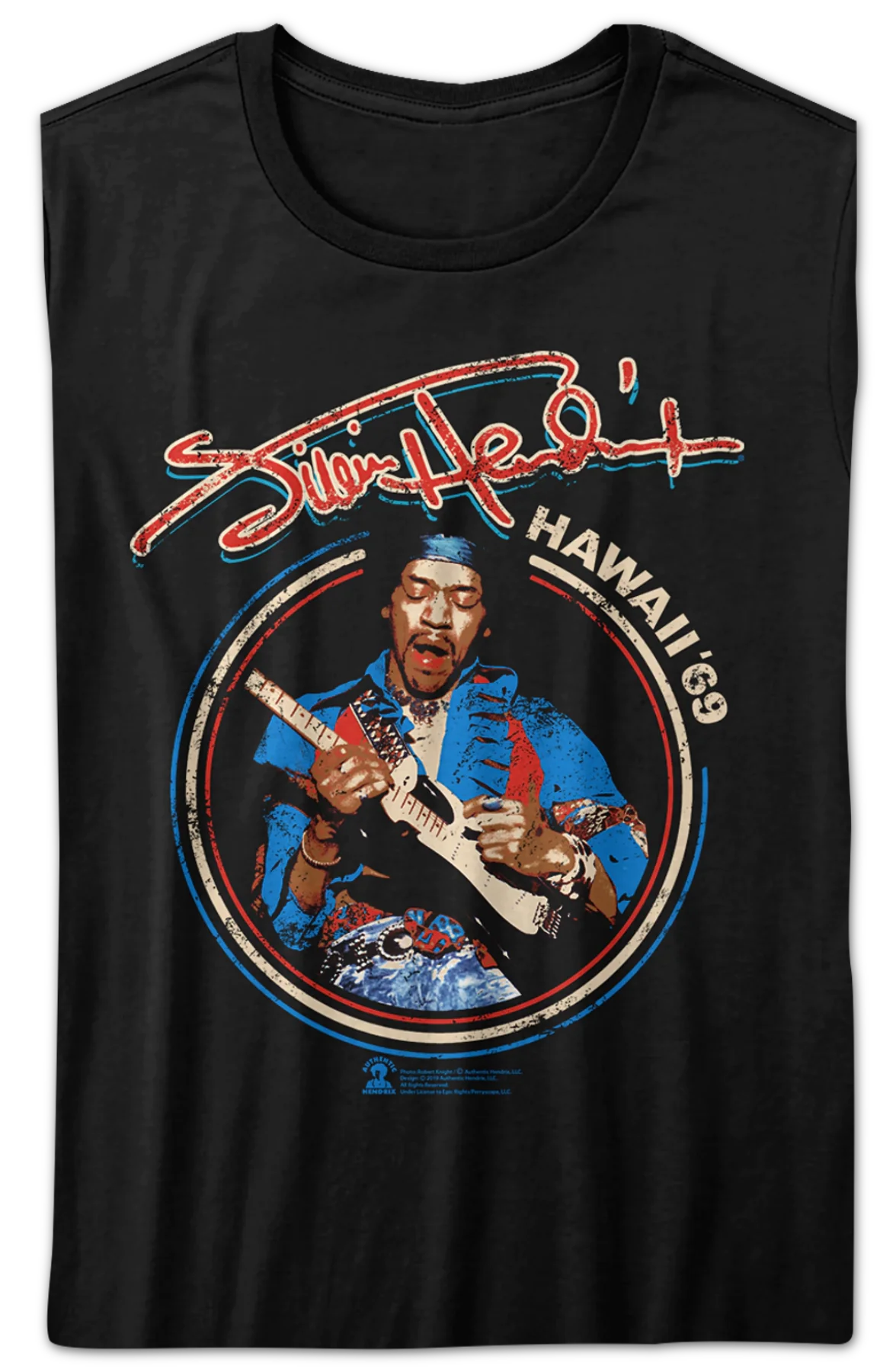 Womens Hawaii '69 Jimi Hendrix Shirt - Image 2