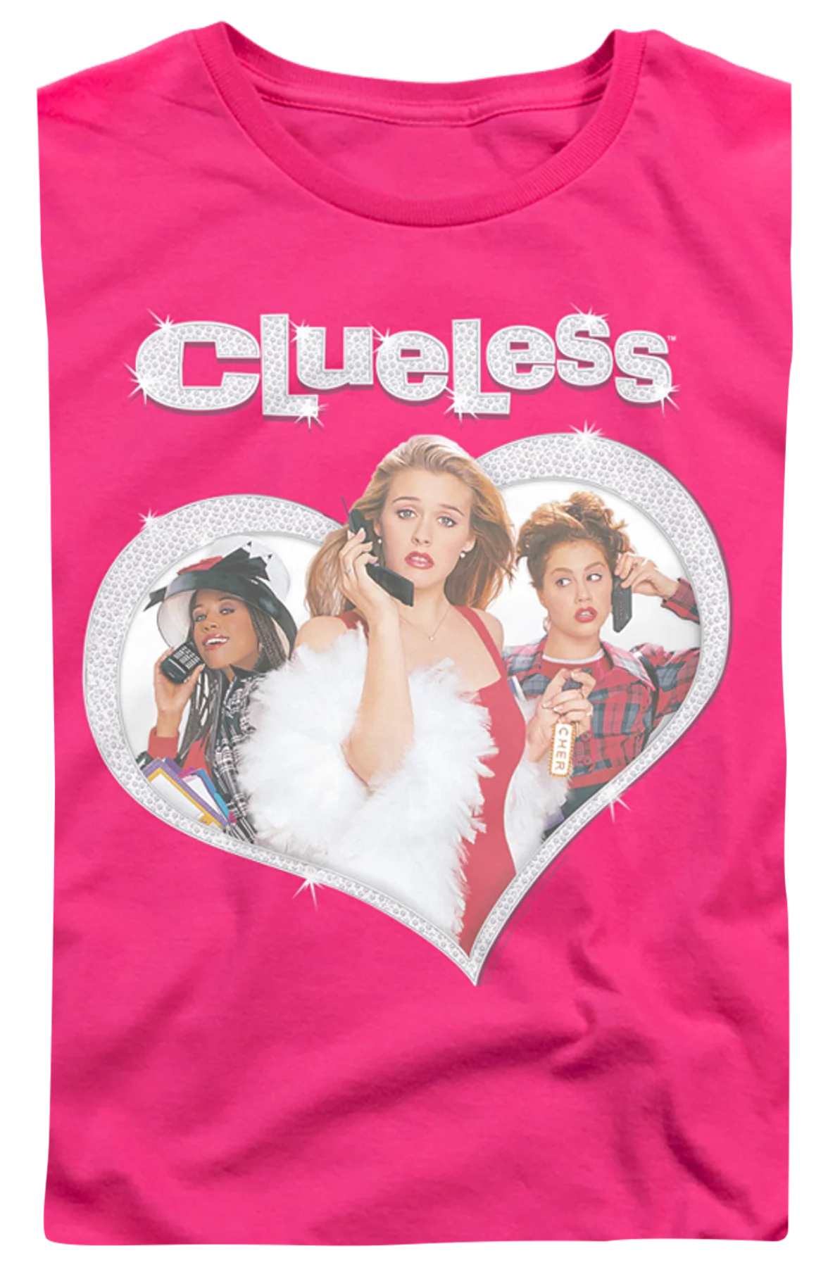 Womens Heart Clueless Shirt - Image 2