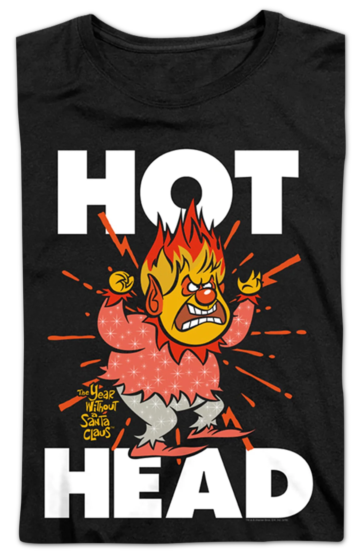 Womens Heat Miser Hot Head The Year Without A Santa Claus Shirt - Image 2