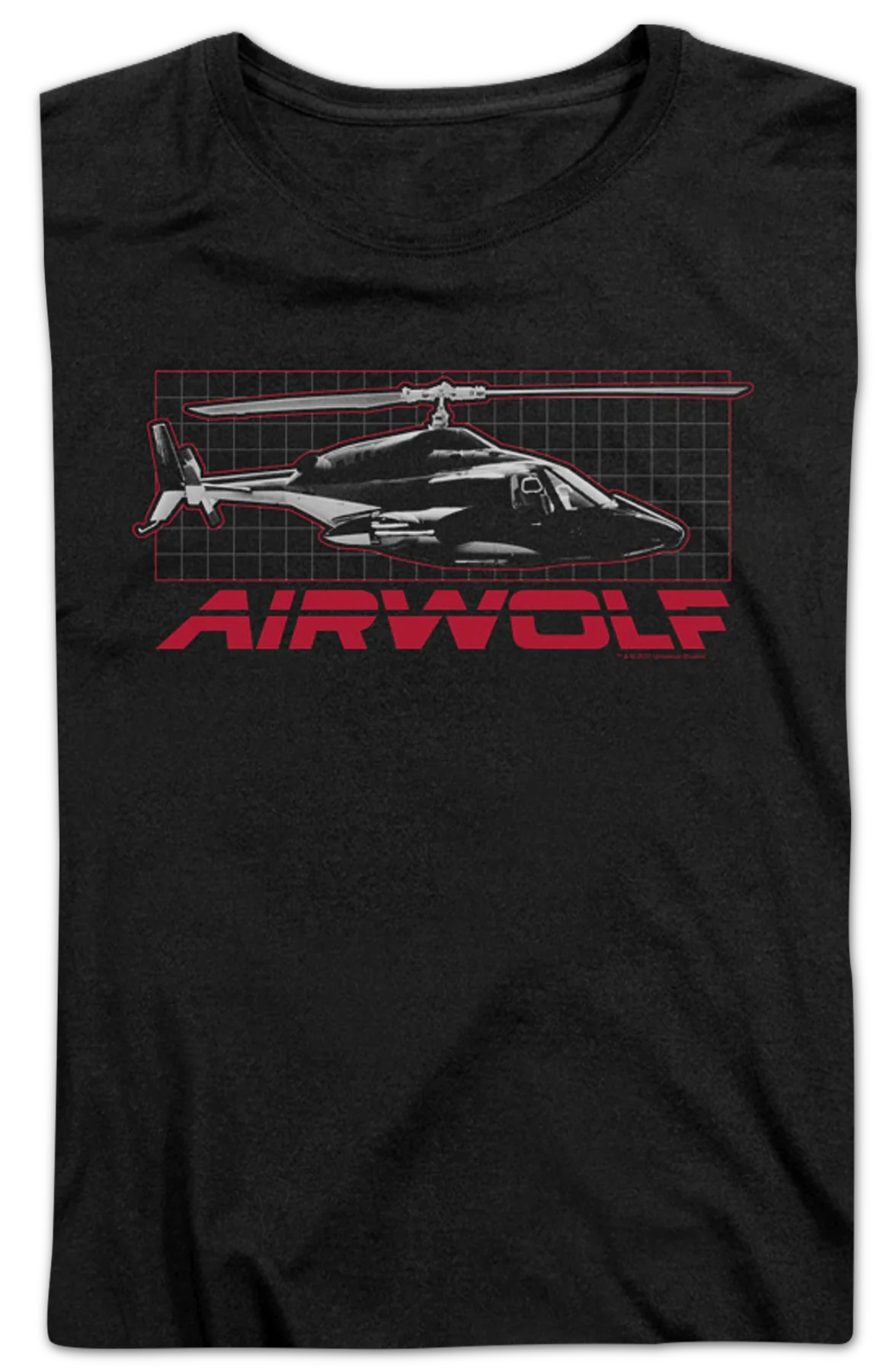 Womens Helicopter Airwolf Shirt - Image 2