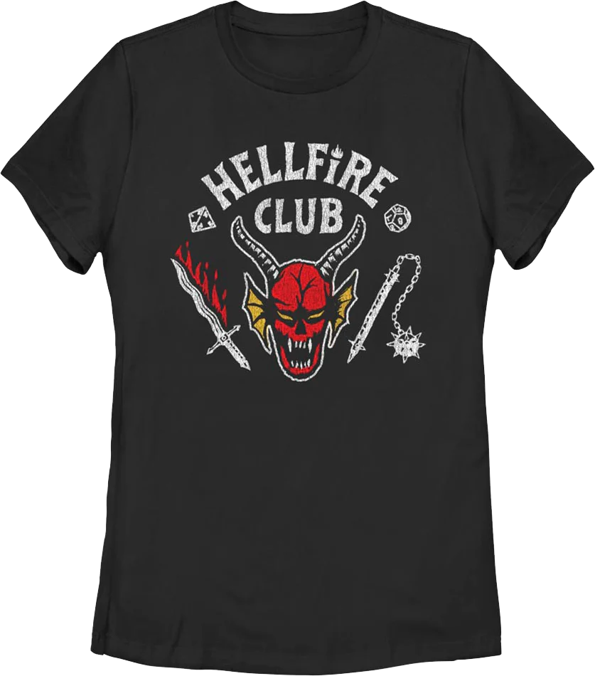 Womens Hellfire Club Stranger Things Shirt