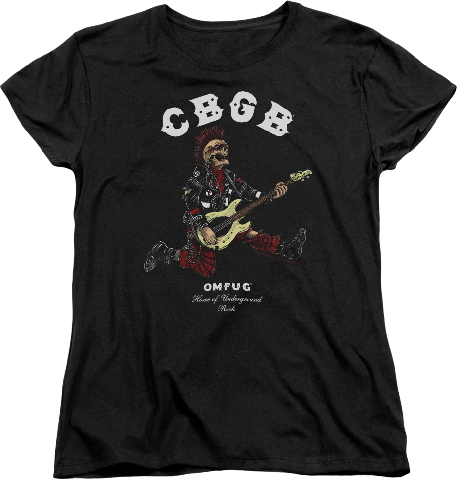 Womens Home of Underground Rock CBGB Shirt