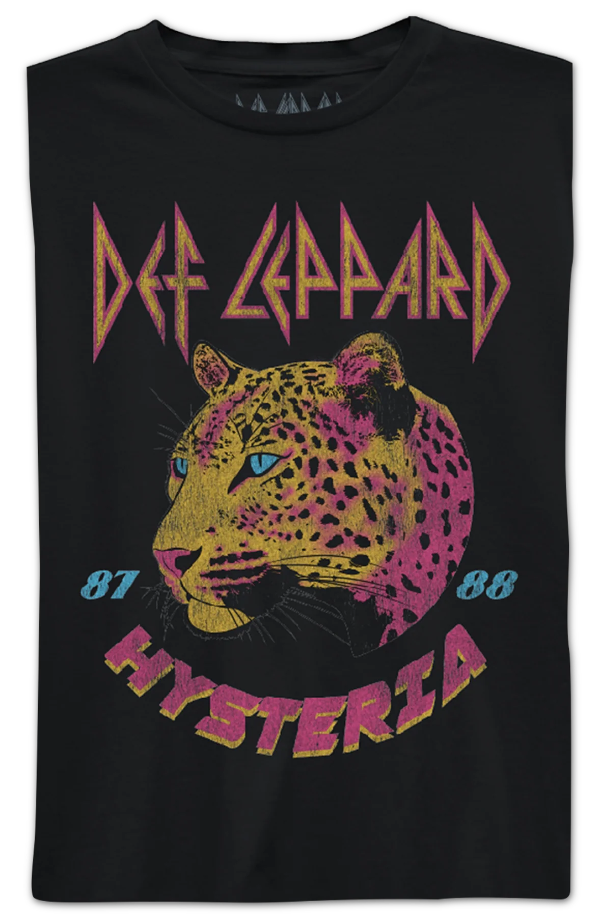 Womens Hysteria 87-88 Tour Def Leppard Shirt - Image 2