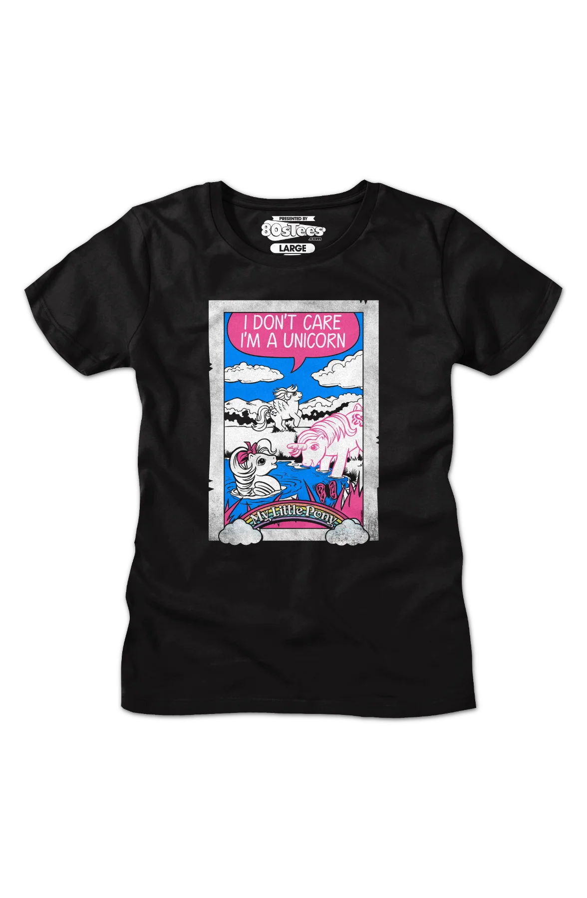 Womens I Don't Care I'm A Unicorn My Little Pony Shirt - Image 2