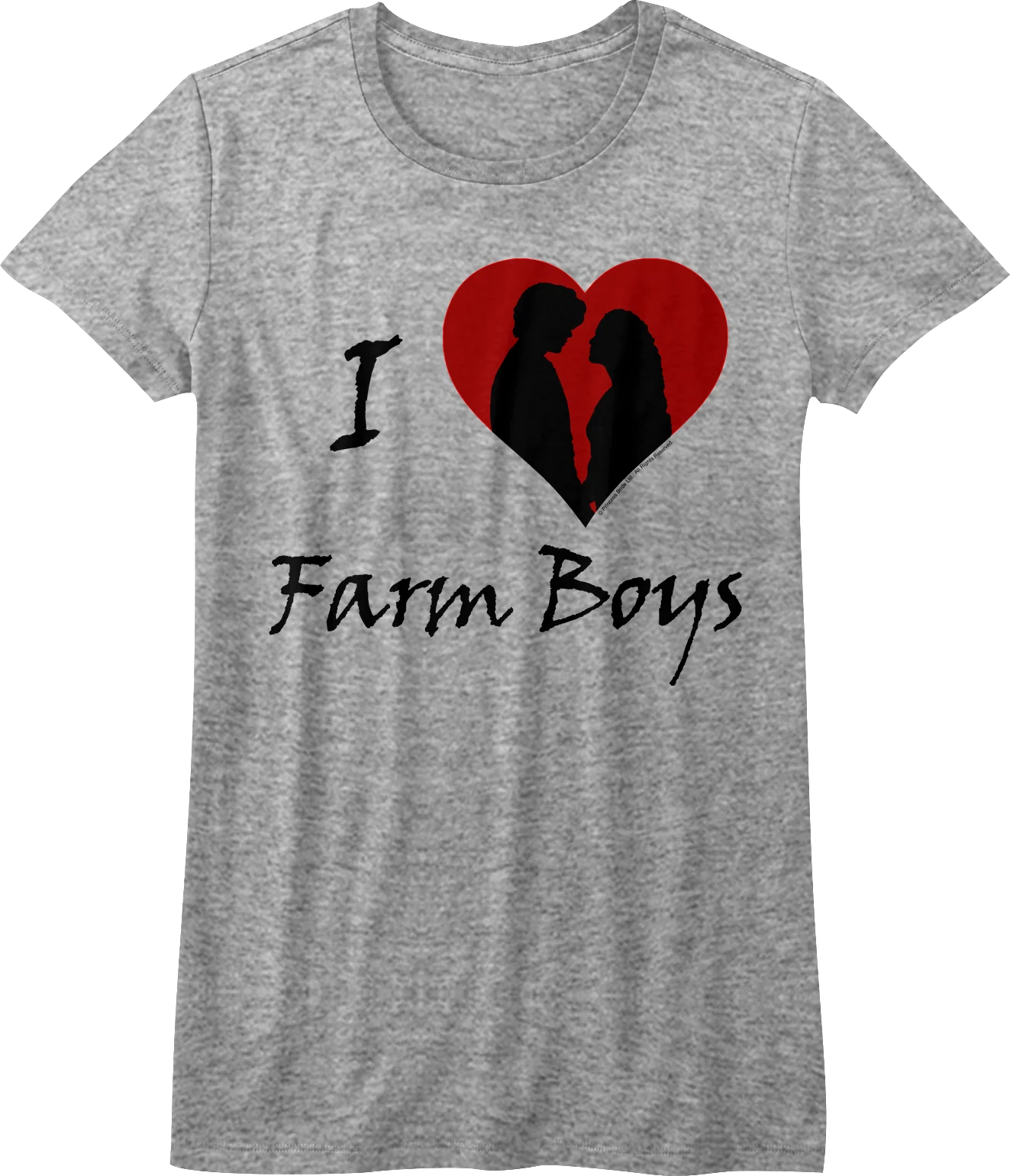 Womens I Love Farm Boys Princess Bride Shirt