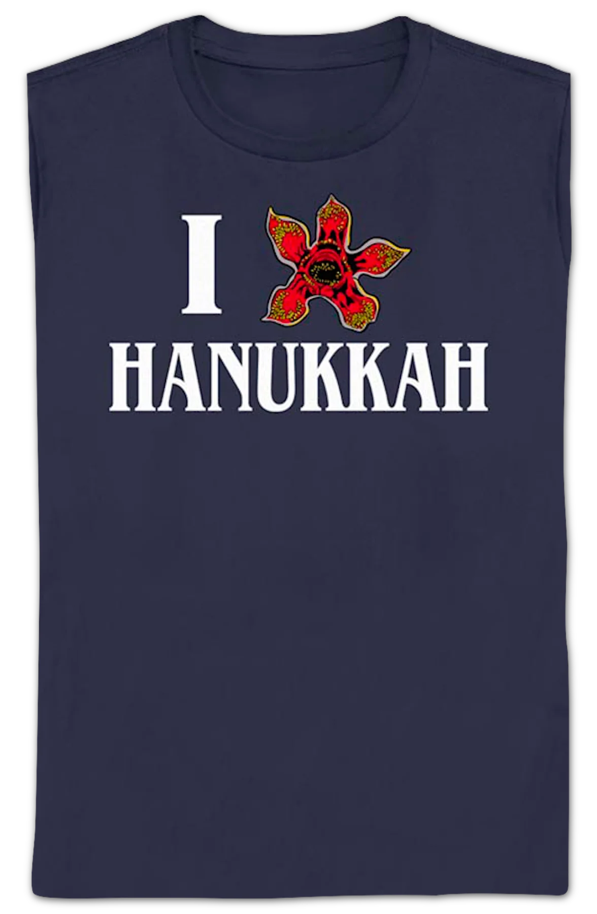 Womens I Love Hanukkah Stranger Things Shirt - Image 2