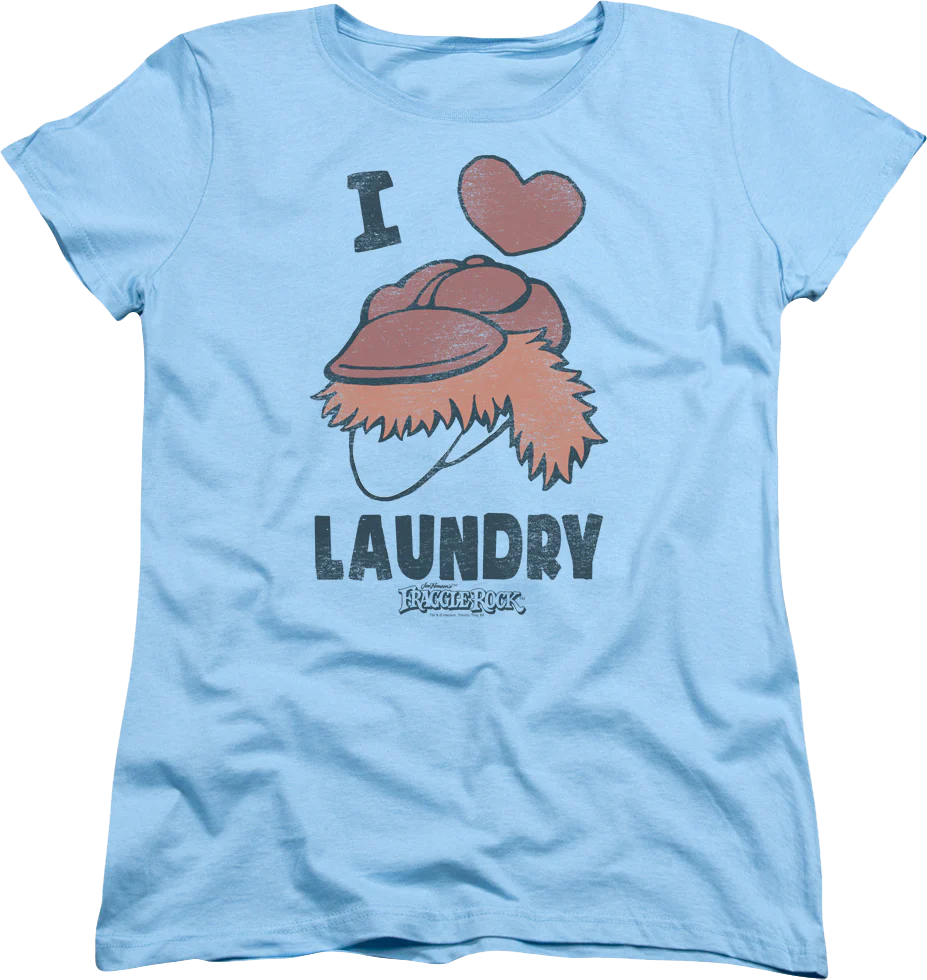 Womens I Love Laundry Fraggle Rock Shirt
